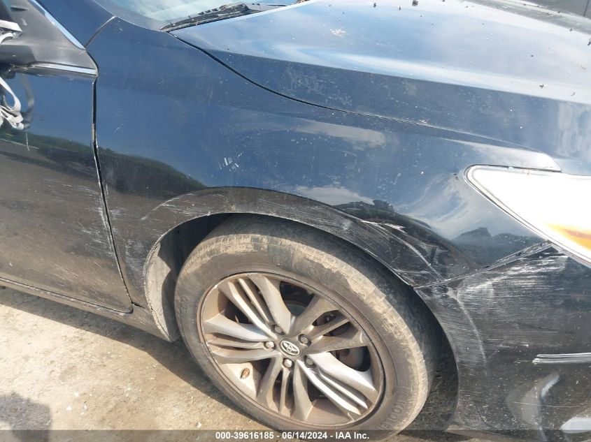 2015 Toyota Camry Se VIN: 4T1BF1FK4FU876962 Lot: 39616185