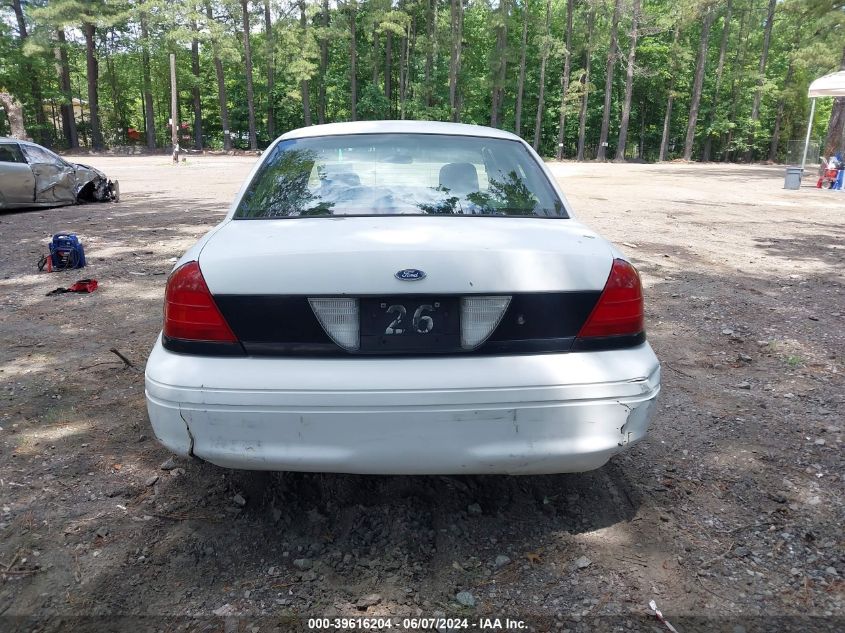 2006 Ford Crown Victoria Police/Police Interceptor VIN: 2FAFP71W76X103885 Lot: 39616204