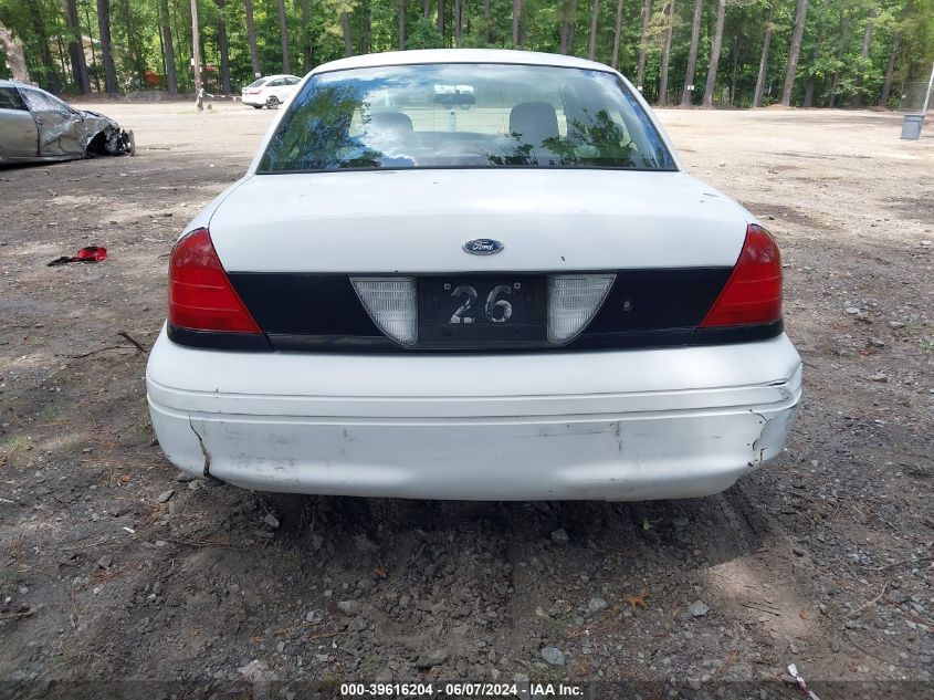 2006 Ford Crown Victoria Police/Police Interceptor VIN: 2FAFP71W76X103885 Lot: 39616204