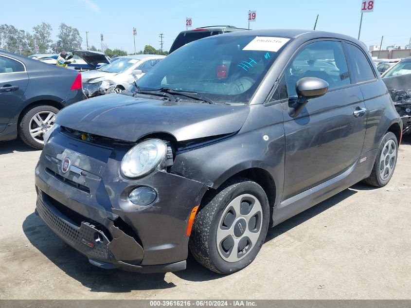 2015 Fiat 500E Battery Electric VIN: 3C3CFFGE0FT598204 Lot: 39616216