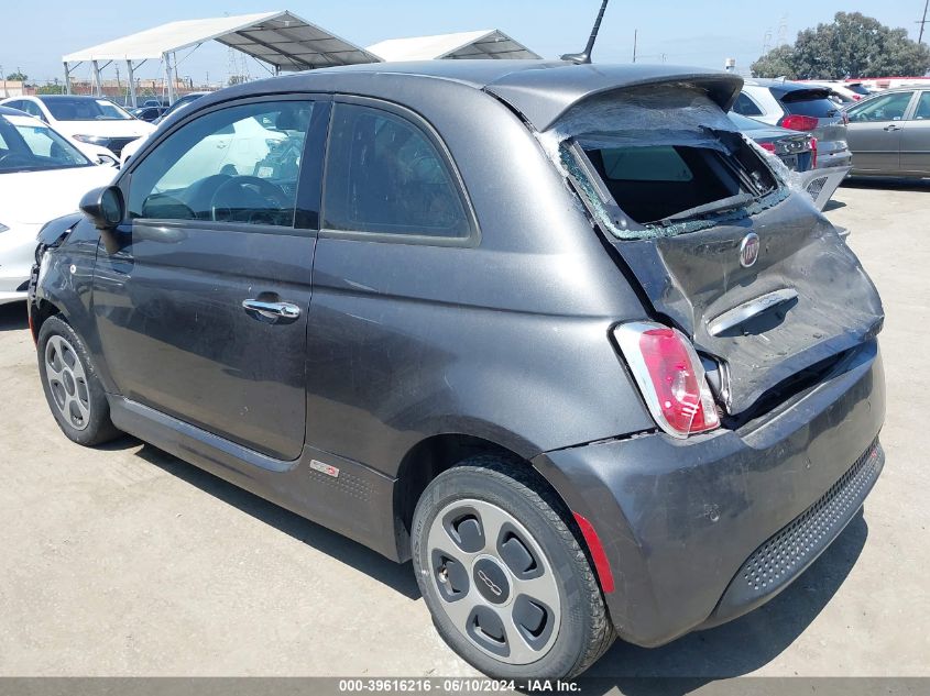 2015 Fiat 500E Battery Electric VIN: 3C3CFFGE0FT598204 Lot: 39616216