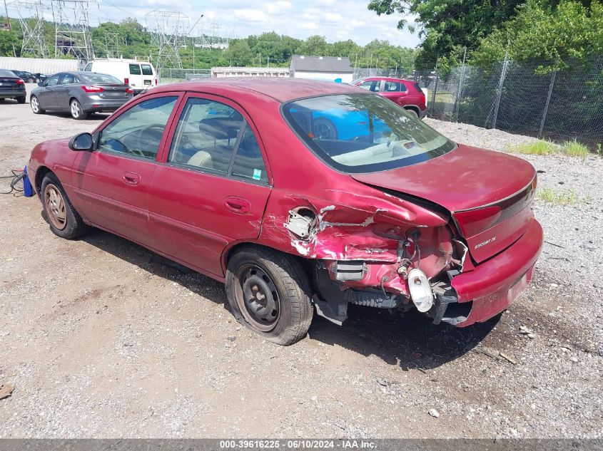 1998 Ford Escort Se VIN: 1FAFP13PXWW303948 Lot: 39616225