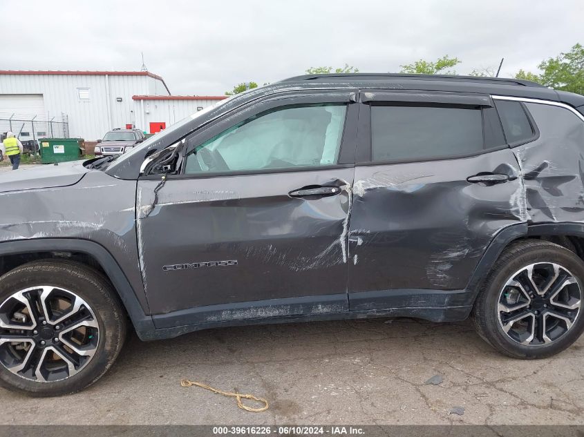 2023 Jeep Compass Limited 4X4 VIN: 3C4NJDCNXPT504666 Lot: 39616226