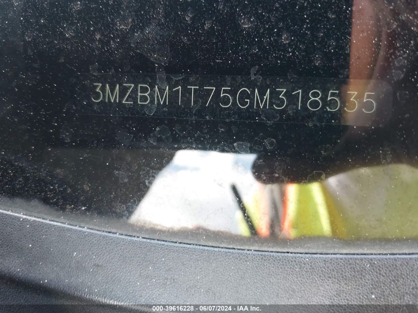 2016 Mazda Mazda3 I Sport VIN: 3MZBM1T75GM318535 Lot: 39616228