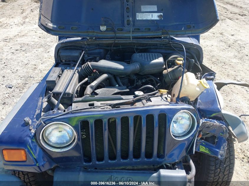 1997 Jeep Wrangler Se VIN: 1J4FY29P0VP439030 Lot: 39616236