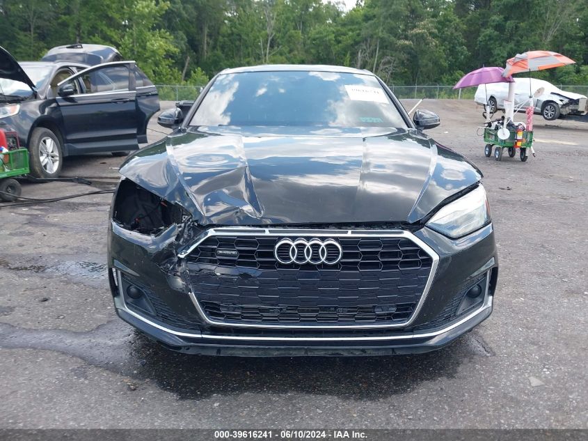 2020 Audi A5 Sportback Premium 45 Tfsi Quattro S Tronic VIN: WAUANCF51LA003768 Lot: 39616241