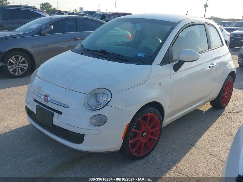 2013 Fiat 500 Pop VIN: 3C3CFFAR6DT531678 Lot: 39616254