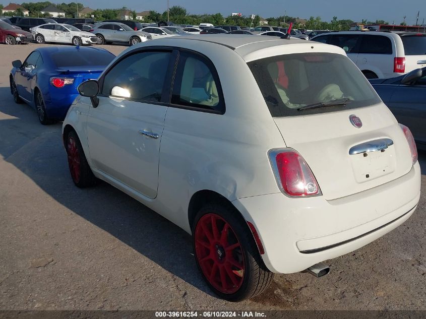 2013 Fiat 500 Pop VIN: 3C3CFFAR6DT531678 Lot: 39616254