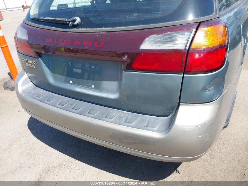 2002 Subaru Outback Limited VIN: 4S3BH686127659633 Lot: 39616284