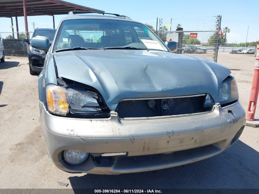 2002 Subaru Outback Limited VIN: 4S3BH686127659633 Lot: 39616284