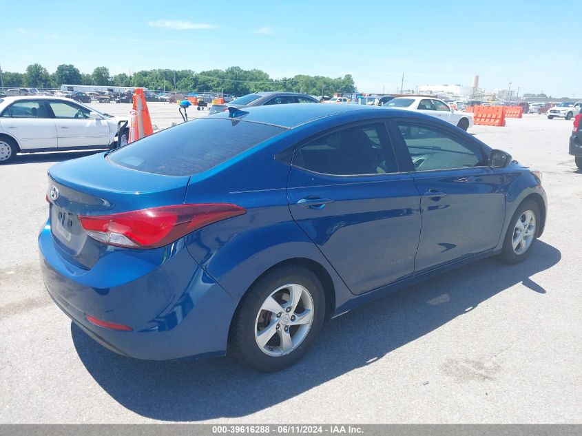 2014 Hyundai Elantra Se VIN: KMHDH4AE6EU035195 Lot: 39616288