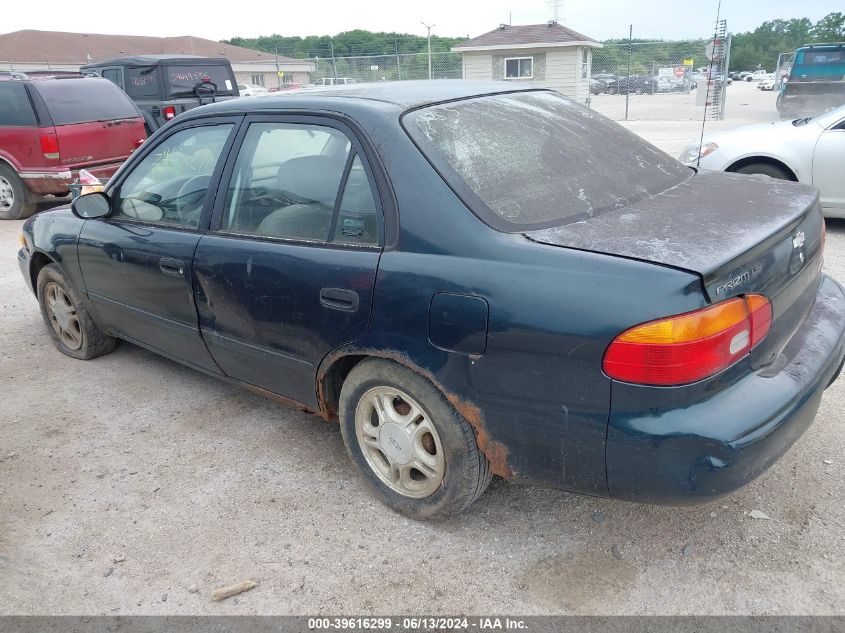 1999 Chevrolet Prizm Lsi VIN: 1Y1SK5484XZ405618 Lot: 39616299