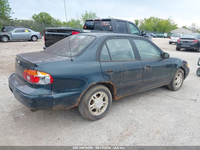 1999 Chevrolet Prizm Lsi VIN: 1Y1SK5484XZ405618 Lot: 39616299