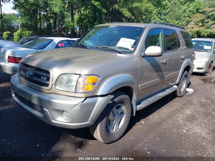 2003 Toyota Sequoia Sr5 V8 VIN: 5TDBT44A43S139320 Lot: 39616300