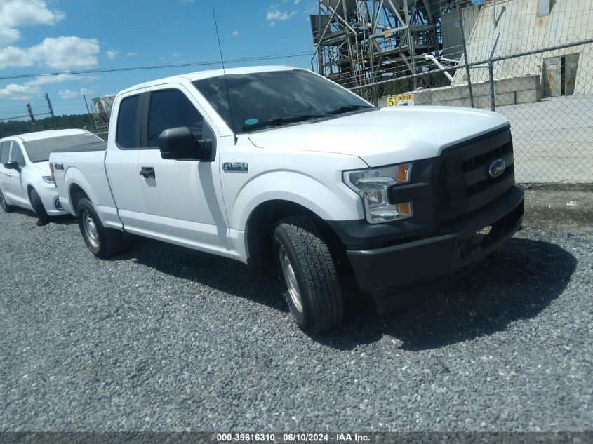 2017 Ford F150 Super Cab VIN: 1FTEX1E84HFB91498 Lot: 39616310