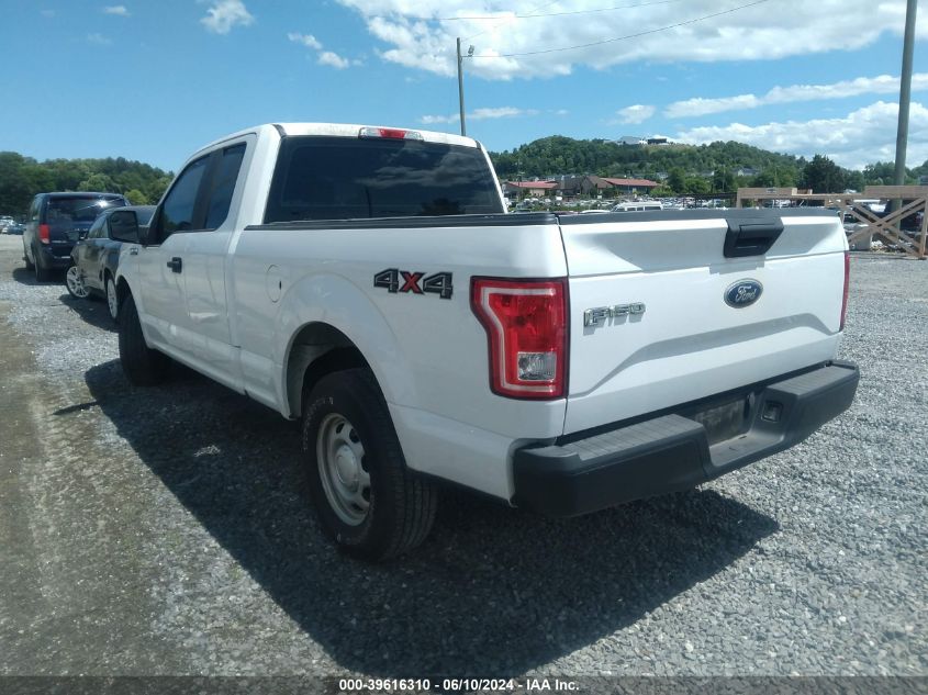 2017 Ford F150 Super Cab VIN: 1FTEX1E84HFB91498 Lot: 39616310