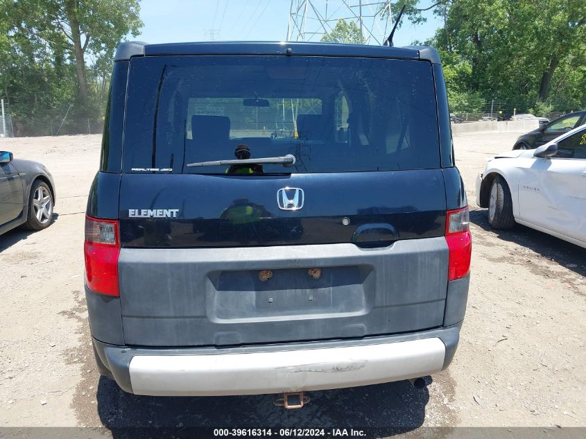 2006 Honda Element Lx VIN: 5J6YH28316L014190 Lot: 39616314