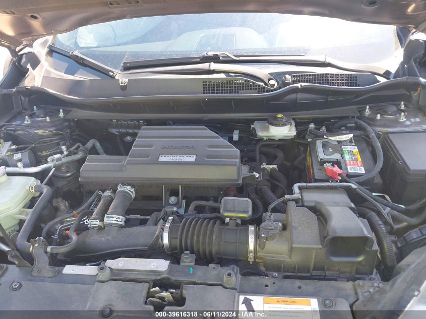 2019 Honda Cr-V Ex-L VIN: JHLRW2H81KX018192 Lot: 39616318