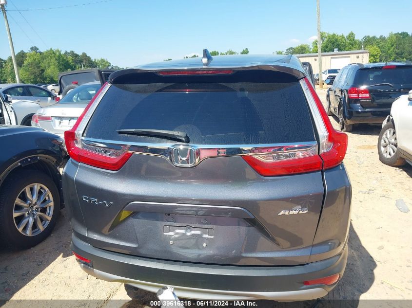 2019 Honda Cr-V Ex-L VIN: JHLRW2H81KX018192 Lot: 39616318