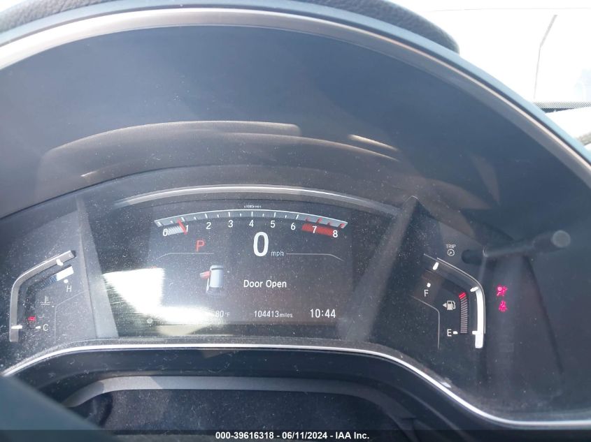 2019 Honda Cr-V Ex-L VIN: JHLRW2H81KX018192 Lot: 39616318