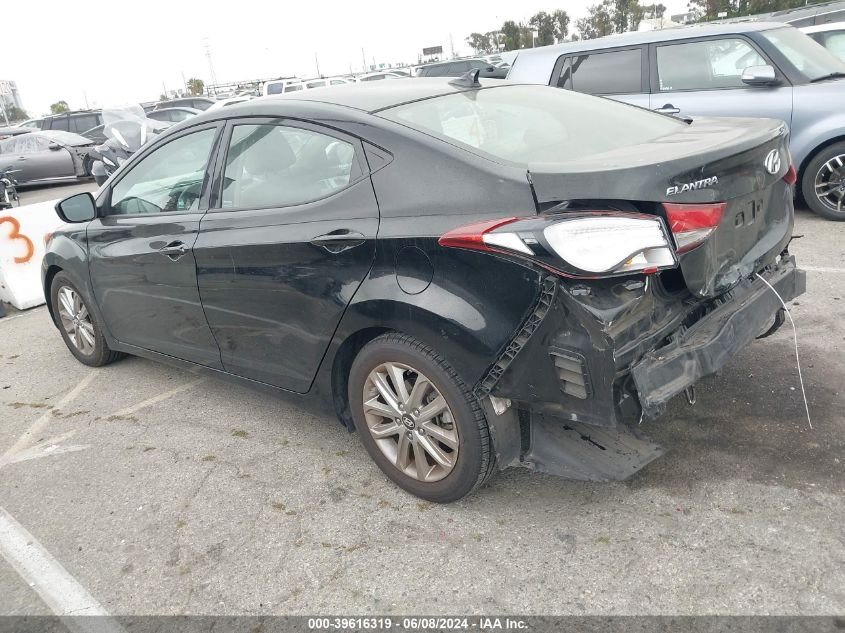 2014 Hyundai Elantra Se VIN: KMHDH4AE6EU062364 Lot: 39616319