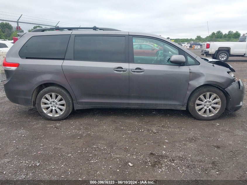 2012 Toyota Sienna Xle 7 Passenger VIN: 5TDDK3DC9CS036952 Lot: 39616323