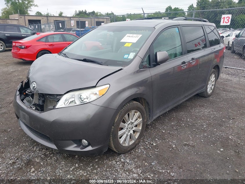 2012 Toyota Sienna Xle 7 Passenger VIN: 5TDDK3DC9CS036952 Lot: 39616323