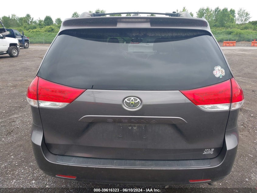 2012 Toyota Sienna Xle 7 Passenger VIN: 5TDDK3DC9CS036952 Lot: 39616323