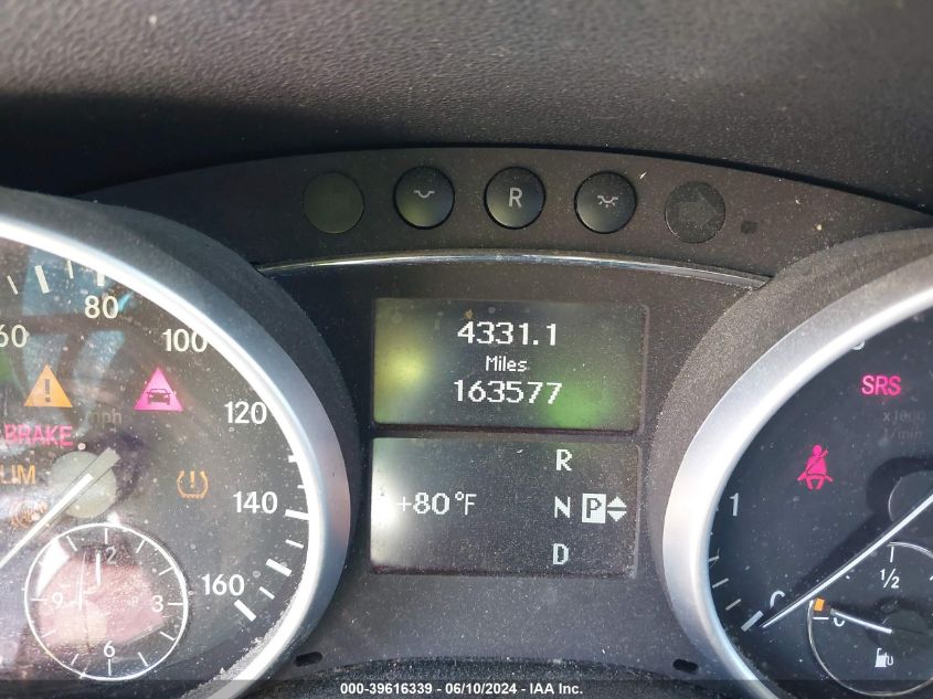 2010 Mercedes-Benz Ml 350 4Matic VIN: 4JGBB8GB6AA560878 Lot: 39616339