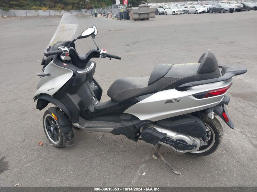 2016 Piaggio Mp3 500 Sport Abs VIN: ZAPM860X7G5000440 Lot: 39616353