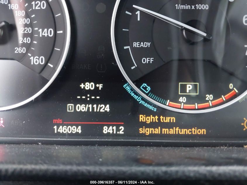 2013 BMW 328I VIN: WBA3A5C51DF600413 Lot: 39616357