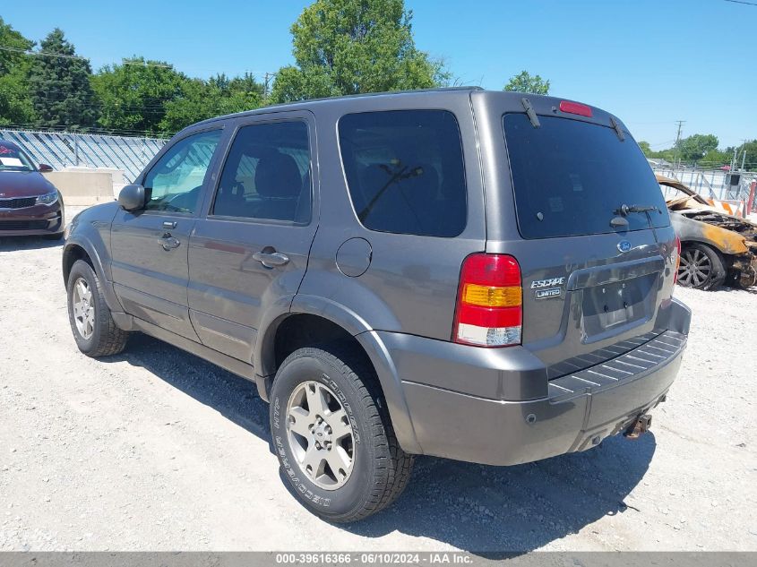 2005 Ford Escape Limited VIN: 1FMCU94165KE10320 Lot: 39616366