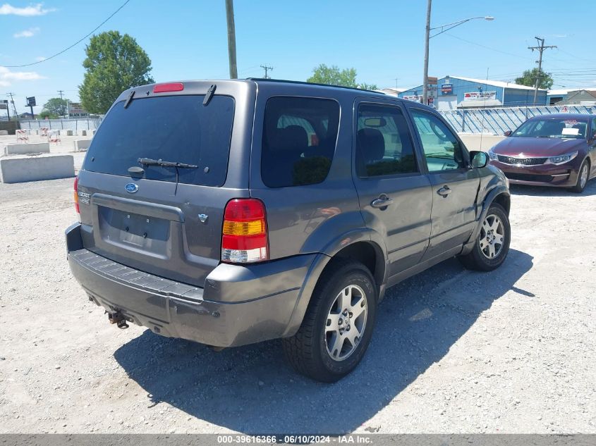 2005 Ford Escape Limited VIN: 1FMCU94165KE10320 Lot: 39616366