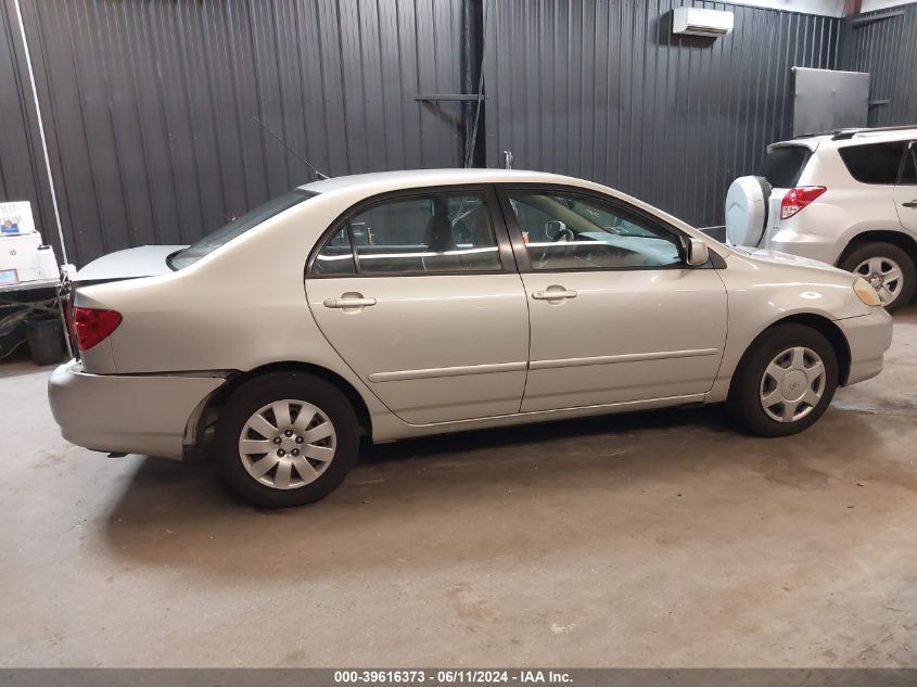 2003 Toyota Corolla Le VIN: 2T1BR32E03C112882 Lot: 39616373
