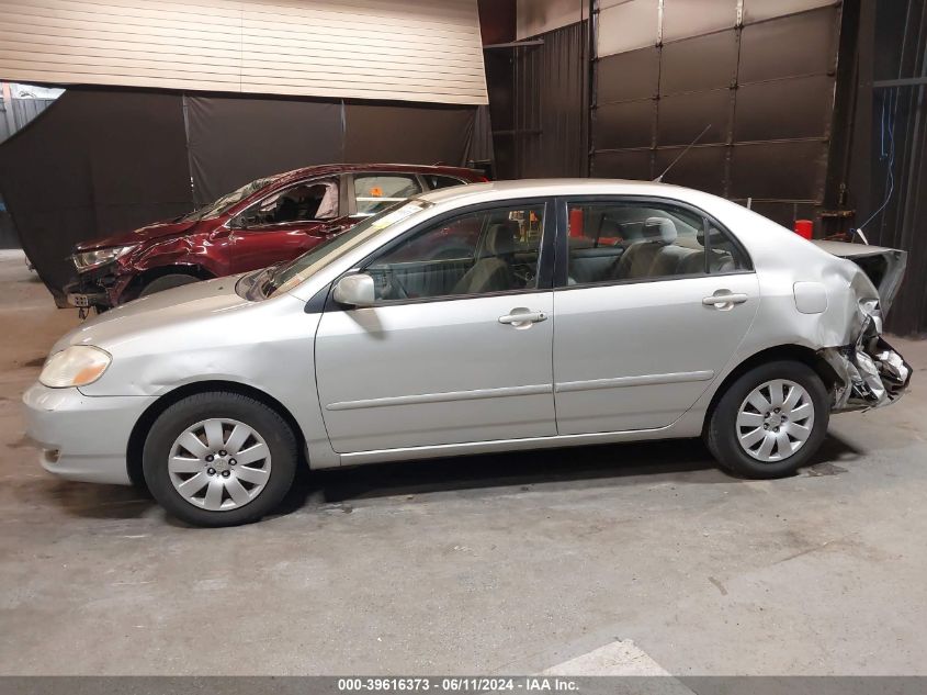 2003 Toyota Corolla Le VIN: 2T1BR32E03C112882 Lot: 39616373