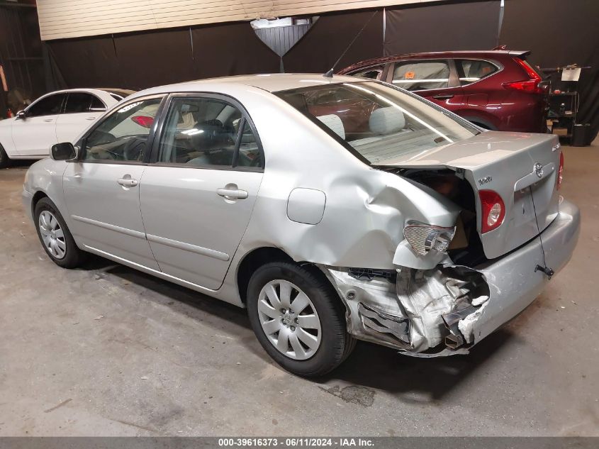 2003 Toyota Corolla Le VIN: 2T1BR32E03C112882 Lot: 39616373