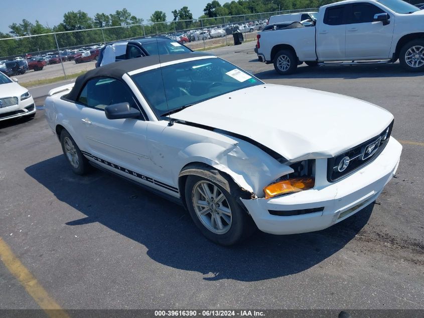 2006 Ford Mustang V6 VIN: 1ZVFT84N665241818 Lot: 39616390