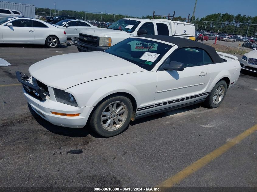 2006 Ford Mustang V6 VIN: 1ZVFT84N665241818 Lot: 39616390