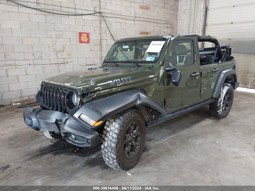 2021 JEEP WRANGLER UNLIMITED 3.6L V6 FI DOHC 24V (VIN: 1C4HJXDG6MW725007