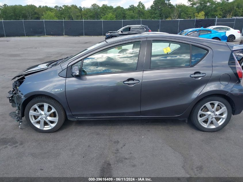 2015 Toyota Prius C Four VIN: JTDKDTB32F1089076 Lot: 39616409