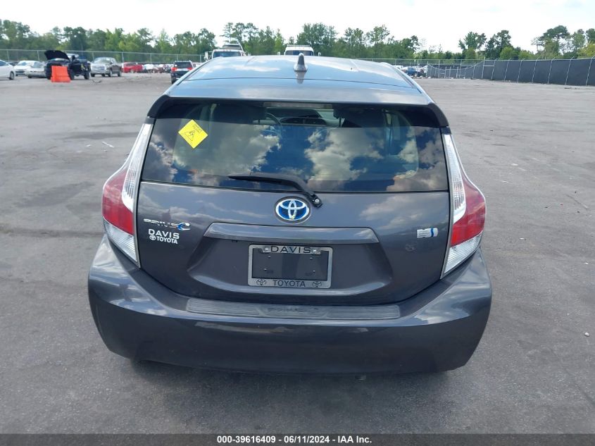 2015 Toyota Prius C Four VIN: JTDKDTB32F1089076 Lot: 39616409