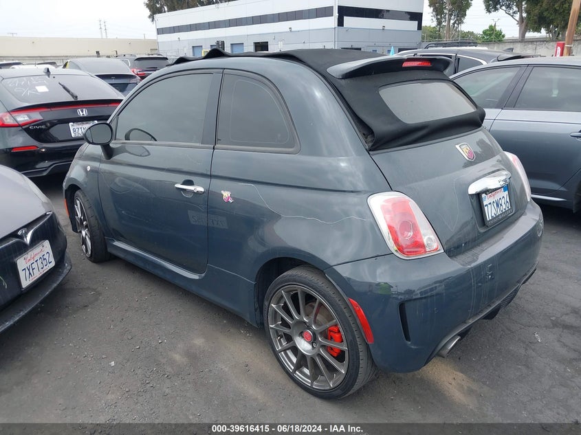 2017 Fiat 500C Abarth VIN: 3C3CFFJH0HT659220 Lot: 39616415