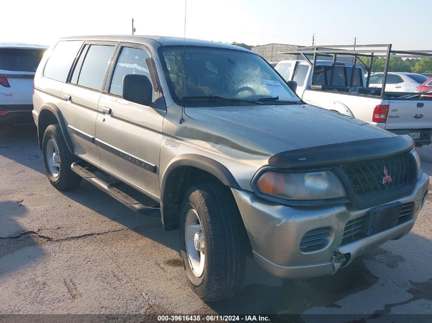 2000 Mitsubishi Montero Sport Ls/Sport Xls VIN: JA4LS31H1YP813762 Lot: 39616435