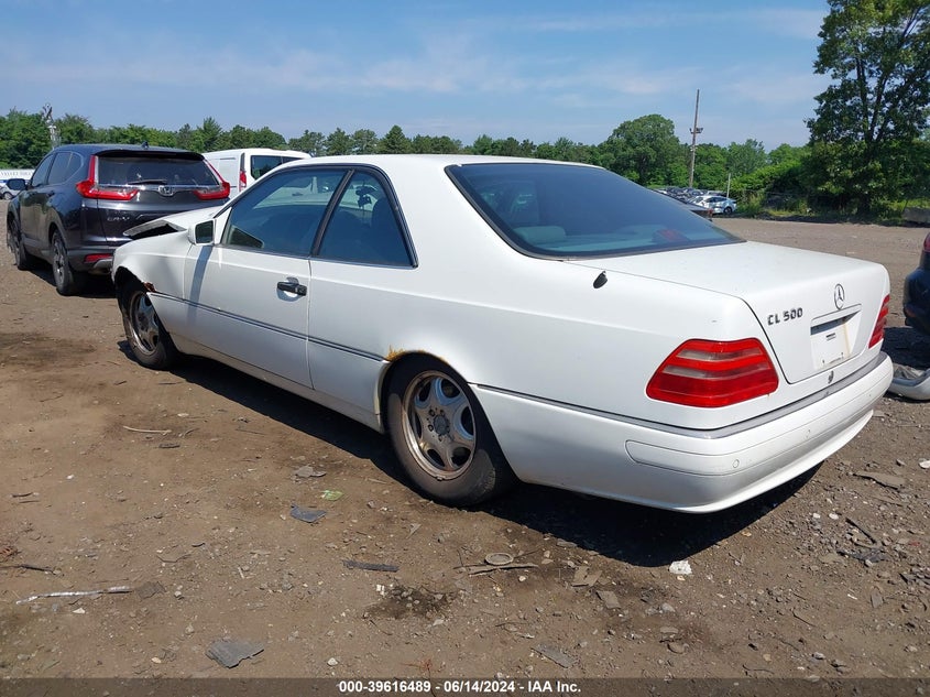 1998 Mercedes-Benz Cl 500 VIN: WDBGA70G4WA391334 Lot: 39616489