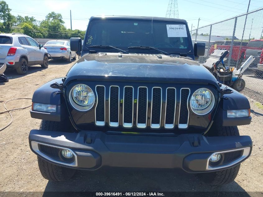 2021 Jeep Wrangler Unlimited Sahara 4X4 VIN: 1C4HJXENXMW514325 Lot: 39616491