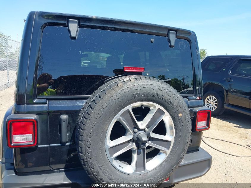 2021 Jeep Wrangler Unlimited Sahara 4X4 VIN: 1C4HJXENXMW514325 Lot: 39616491