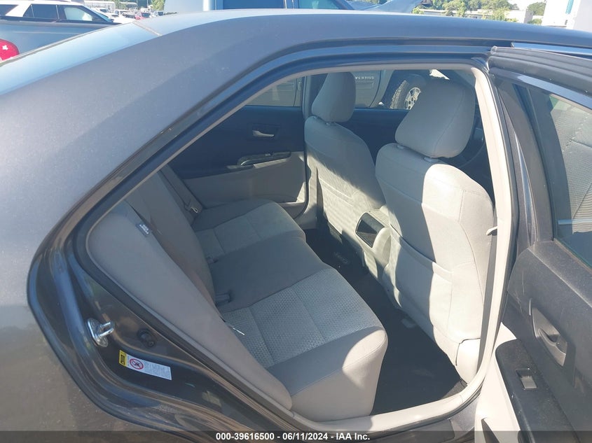 2012 Toyota Camry L VIN: 4T4BF1FK4CR196934 Lot: 39616500