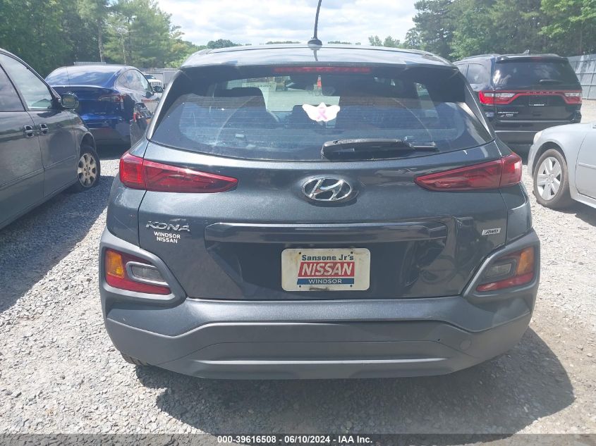 2019 Hyundai Kona Se VIN: KM8K1CAA3KU213935 Lot: 39616508