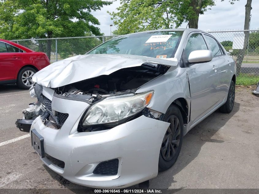 2010 Toyota Corolla Le VIN: 1NXBU4EE0AZ288567 Lot: 39616545