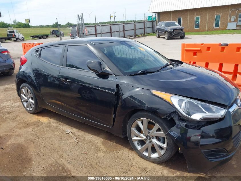 2016 Hyundai Veloster VIN: KMHTC6AD7GU281799 Lot: 39616565